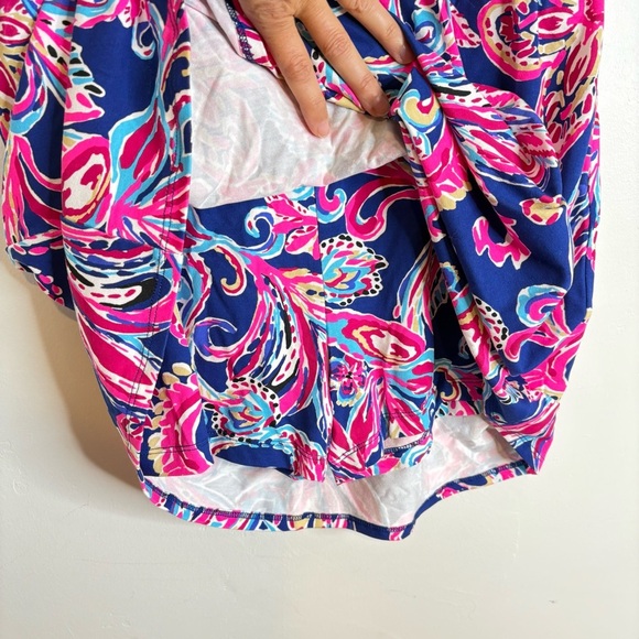 Lilly Pulitzer Perigi Boat Neck Romper Paisley Print Dress Small - Picture 10 of 14
